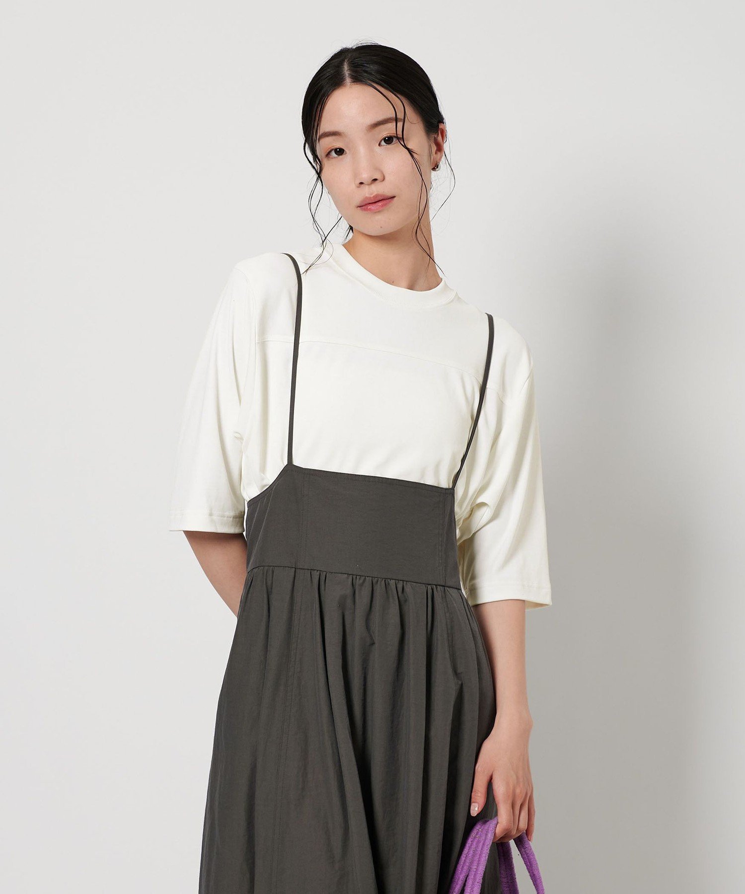 【ビューティ&ユース ユナイテッドアローズ/BEAUTY&YOUTH / UNITED ARROWS】のフットボール Tシャツ -UVカット/吸水速乾- インテリア・キッズ・メンズ・レディースファッション・服の通販 founy(ファニー) 　ファッション　Fashion　レディースファッション　Fashion for Women　トップス・カットソー　Cut & Sew Tops　シャツ・ブラウス・オフィスカジュアル　Elegant Blouses & Button-Ups　ロングTシャツ・Tシャツ　Longline T-Shirts & Tees　吸水　Absorbent, Quick-Dry　シンプル　Simple, Minimal　スラックス　Slacks, Dress Pants　スリット　Slit, Slit Detail　デニム　Denim, Jeans Material　定番　Standard, Basic Item　バランス　Balance, Style Balance　ボトム　Bottoms, Lower Wear　ミックス　Mix, Mixed Style　おすすめ　Recommended / Our Picks　夏　Summer　WHITE|ID: prp329100004597735 ipo3291000000033892658