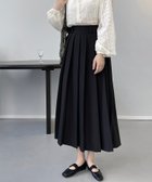 【アイモハ/aimoha】のaimoha -select-/ハイウエストプリーツスカート ブラック|ID: prp329100004597761 ipo3291000000032679128