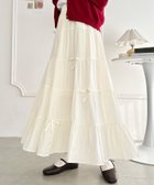 【その他のブランド/Other】のリボンティアードロングスカート アイボリー|ID: prp329100004597780 ipo3291000000032759025
