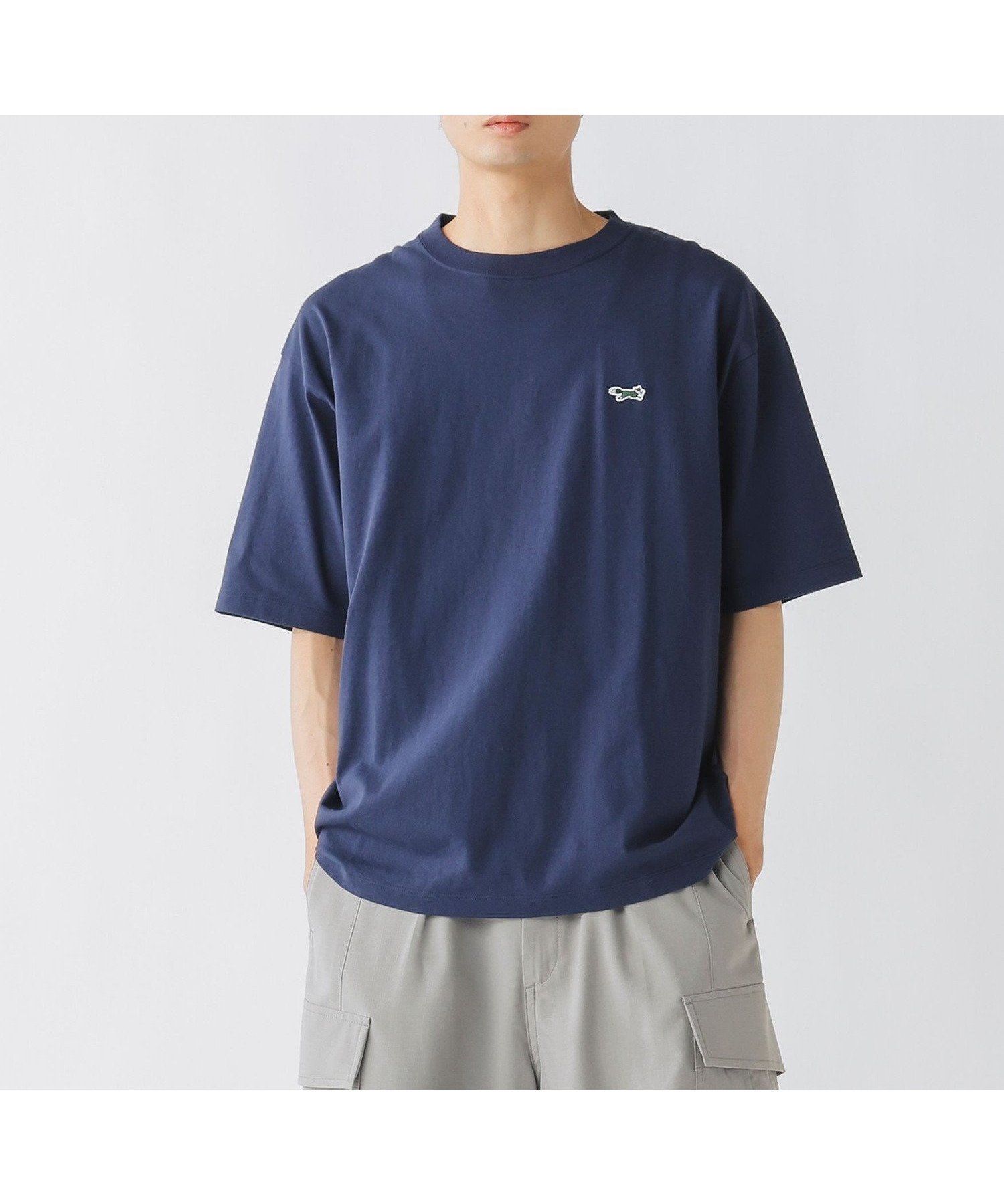 【ビームス ハート/BEAMS HEART】のPENNEY S / フォックス ワッペン Tシャツ インテリア・キッズ・メンズ・レディースファッション・服の通販 founy(ファニー) 　ファッション　Fashion　レディースファッション　Ladies' Fashion Online　トップス・カットソー　Tops/Tshirt　シャツ/ブラウス　Shirts/Blouses　ロング / Tシャツ　T-Shirts　スペシャル　Special　ダブル　Double　トレンド　Trend　フィット　Fit　フォックス　Fox　ベーシック　Basic　レギュラー　Regular　ワンポイント　One Point　NAVY|ID: prp329100004597781 ipo3291000000032679416