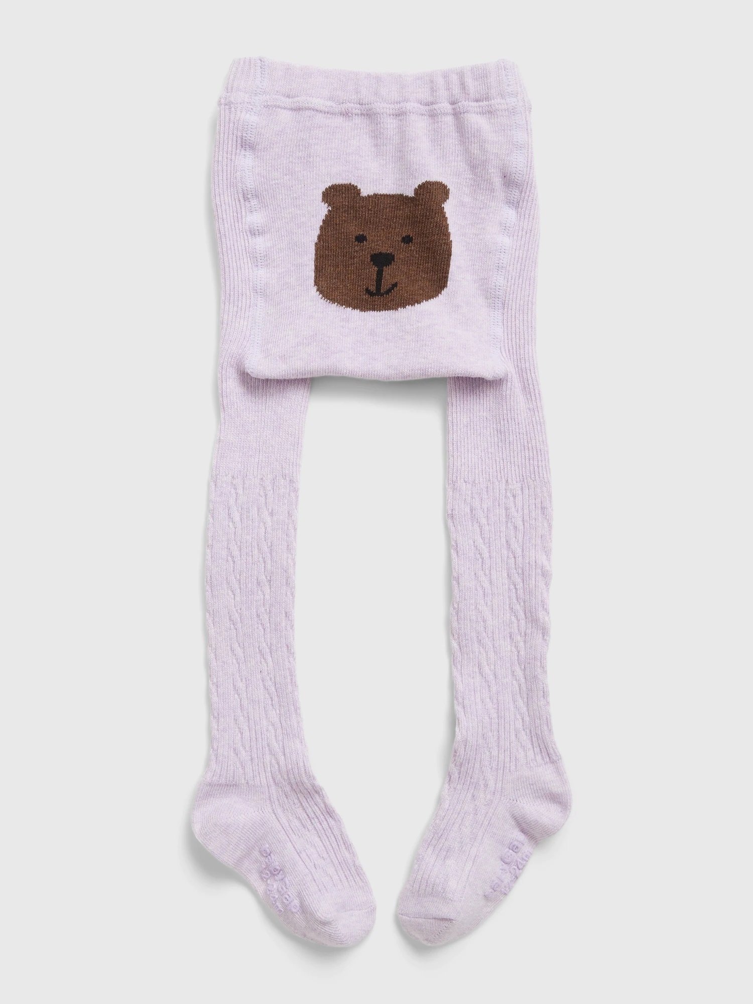 【ギャップ/GAP / KIDS】のくまさんケーブルニットタイツ (ベビー&幼児) インテリア・キッズ・メンズ・レディースファッション・服の通販 founy(ファニー) 　ファッション　Fashion　キッズファッション　Fashion for Kids　おすすめ　Recommended / Our Picks　グラフィック　Graphic, Graphic Design　ベビー　Baby, Babywear　A/W・秋冬　Autumn/Winter　PURPLE_HEATHER|ID: prp329100004597809 ipo3291000000034624729