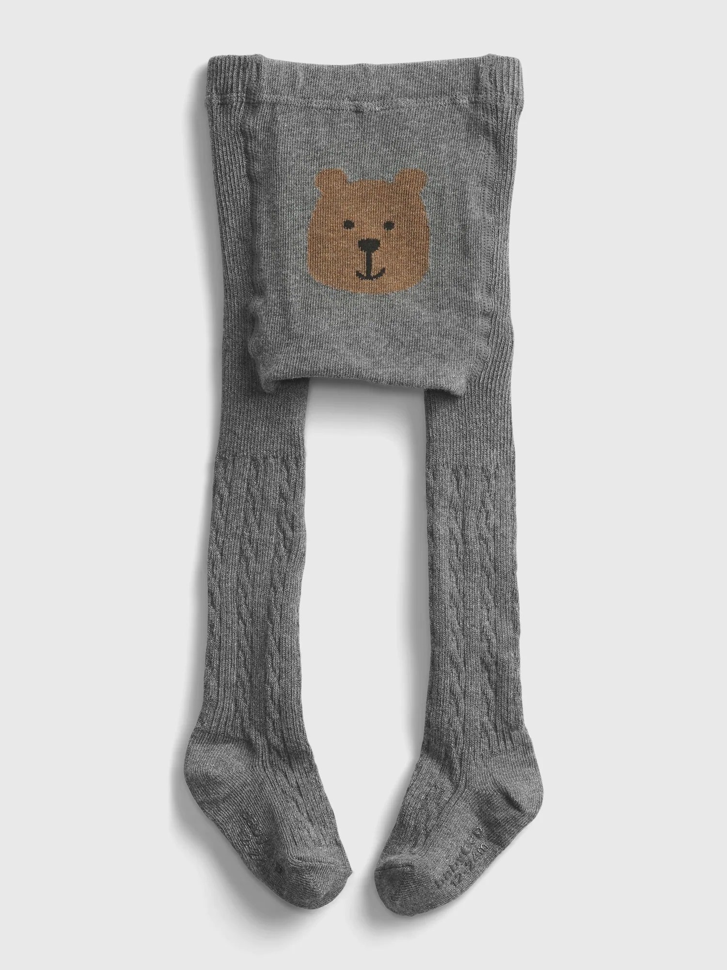 【ギャップ/GAP / KIDS】のくまさんケーブルニットタイツ (ベビー&幼児) インテリア・キッズ・メンズ・レディースファッション・服の通販 founy(ファニー) 　ファッション　Fashion　キッズファッション　Fashion for Kids　おすすめ　Recommended / Our Picks　グラフィック　Graphic, Graphic Design　ベビー　Baby, Babywear　A/W・秋冬　Autumn/Winter　heather_gray|ID: prp329100004597809 ipo3291000000034624736