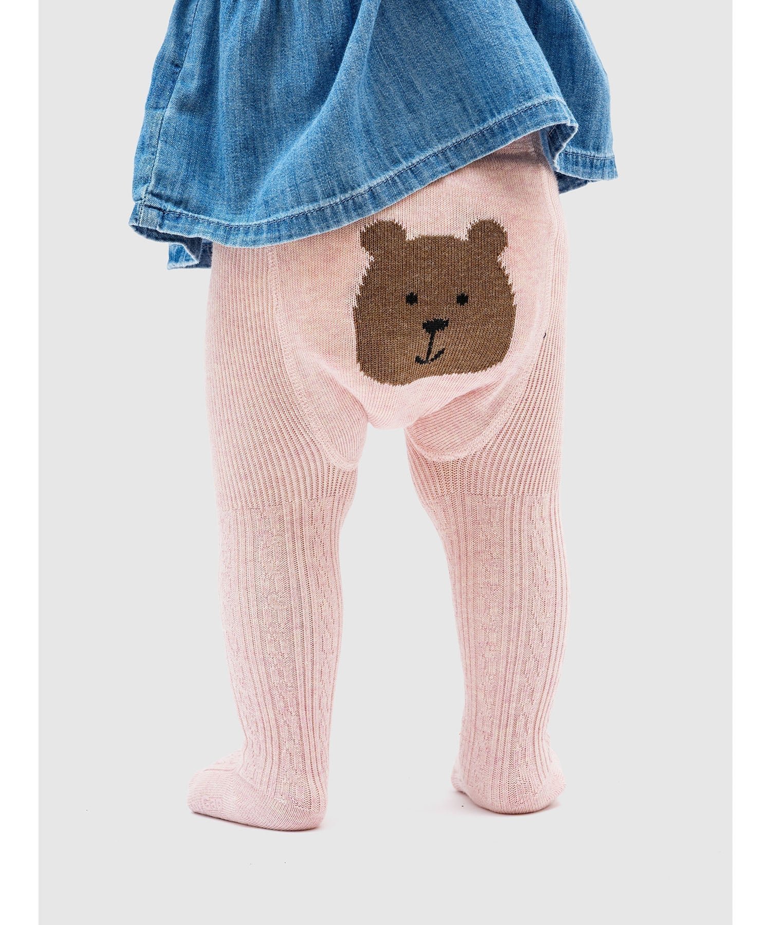 【ギャップ/GAP / KIDS】のくまさんケーブルニットタイツ (ベビー&幼児) インテリア・キッズ・メンズ・レディースファッション・服の通販 founy(ファニー) 　ファッション　Fashion　キッズファッション　Fashion for Kids　おすすめ　Recommended / Our Picks　グラフィック　Graphic, Graphic Design　ベビー　Baby, Babywear　A/W・秋冬　Autumn/Winter　CHALK_PINK_440|ID: prp329100004597809 ipo3291000000034624739