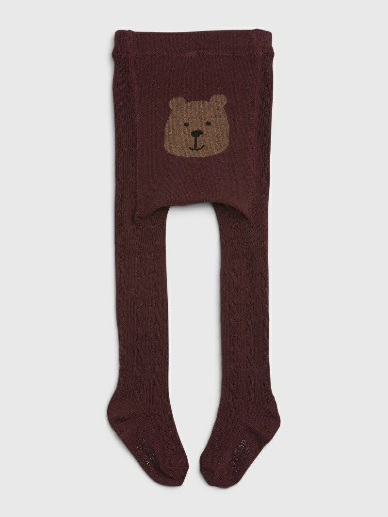 【ギャップ/GAP / KIDS】のくまさんケーブルニットタイツ (ベビー&幼児) インテリア・キッズ・メンズ・レディースファッション・服の通販 founy(ファニー) 　ファッション　Fashion　キッズファッション　Fashion for Kids　おすすめ　Recommended / Our Picks　グラフィック　Graphic, Graphic Design　ベビー　Baby, Babywear　A/W・秋冬　Autumn/Winter　PINOT_NOIR_796|ID: prp329100004597809 ipo3291000000034624748