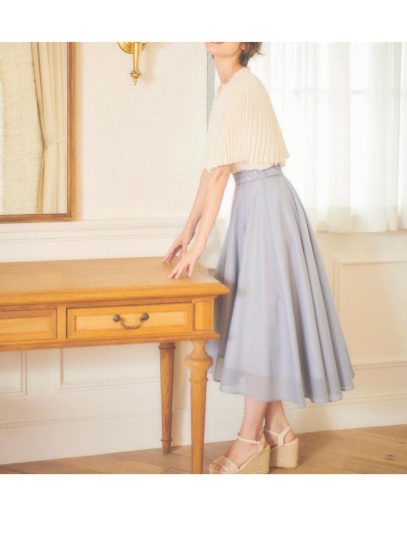 【ノエラ/Noela】の【美人百花6月号掲載】フィッシュテールカラースカート インテリア・キッズ・メンズ・レディースファッション・服の通販 founy(ファニー) 　雑誌掲載アイテム　Magazine Items　ファッション雑誌　Fashion Magazines　ビジンヒャッカ　美人百花　ファッション　Fashion　レディースファッション　Ladies' Fashion Online　スカート　Skirt　6月号　June Issue　雑誌　Magazine　ブルー|ID: prp329100004597813 ipo3291000000032679786