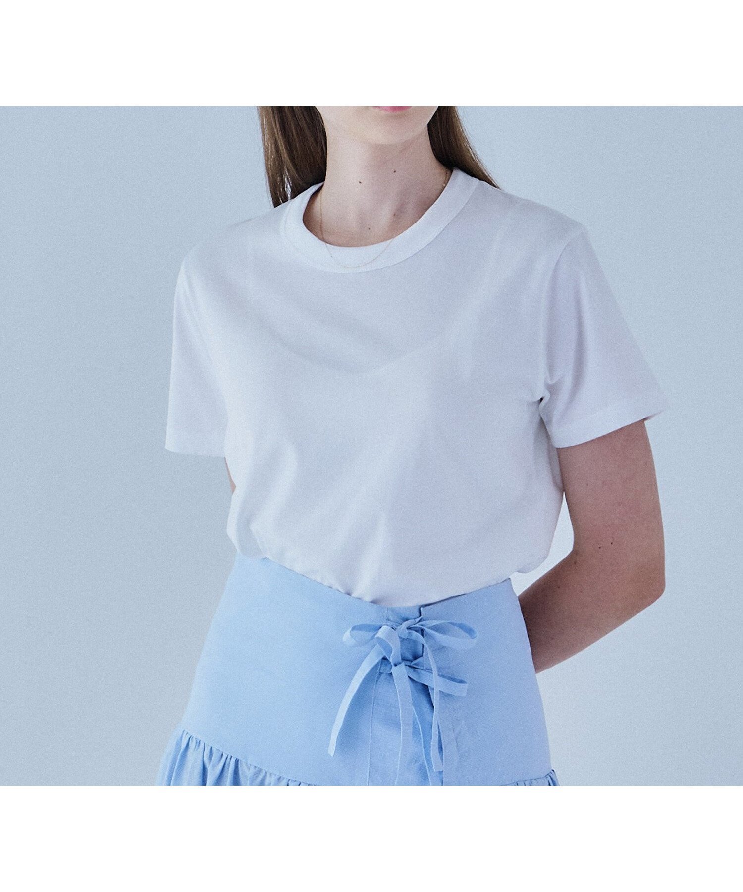 【ビショップ/Bshop】の60/2 マイクロTシャツ SOLID WOMEN インテリア・キッズ・メンズ・レディースファッション・服の通販 founy(ファニー) 　ファッション　Fashion　レディースファッション　Fashion for Women　トップス・カットソー　Cut & Sew Tops　シャツ・ブラウス・オフィスカジュアル　Elegant Blouses & Button-Ups　ロングTシャツ・Tシャツ　Longline T-Shirts & Tees　インナー　Innerwear　半袖　Short Sleeve, Half Sleeve　WHITE|ID: prp329100004597817 ipo3291000000032797135