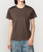 【ビショップ/Bshop】の60/2 マイクロTシャツ SOLID WOMEN 人気、トレンドファッション・服の通販 founy(ファニー) ファッション Fashion レディースファッション Fashion for Women トップス・カットソー Cut & Sew Tops シャツ・ブラウス・オフィスカジュアル Elegant Blouses & Button-Ups ロングTシャツ・Tシャツ Longline T-Shirts & Tees インナー Innerwear 半袖 Short Sleeve, Half Sleeve thumbnail BROWN|ID: prp329100004597817 ipo3291000000032797148