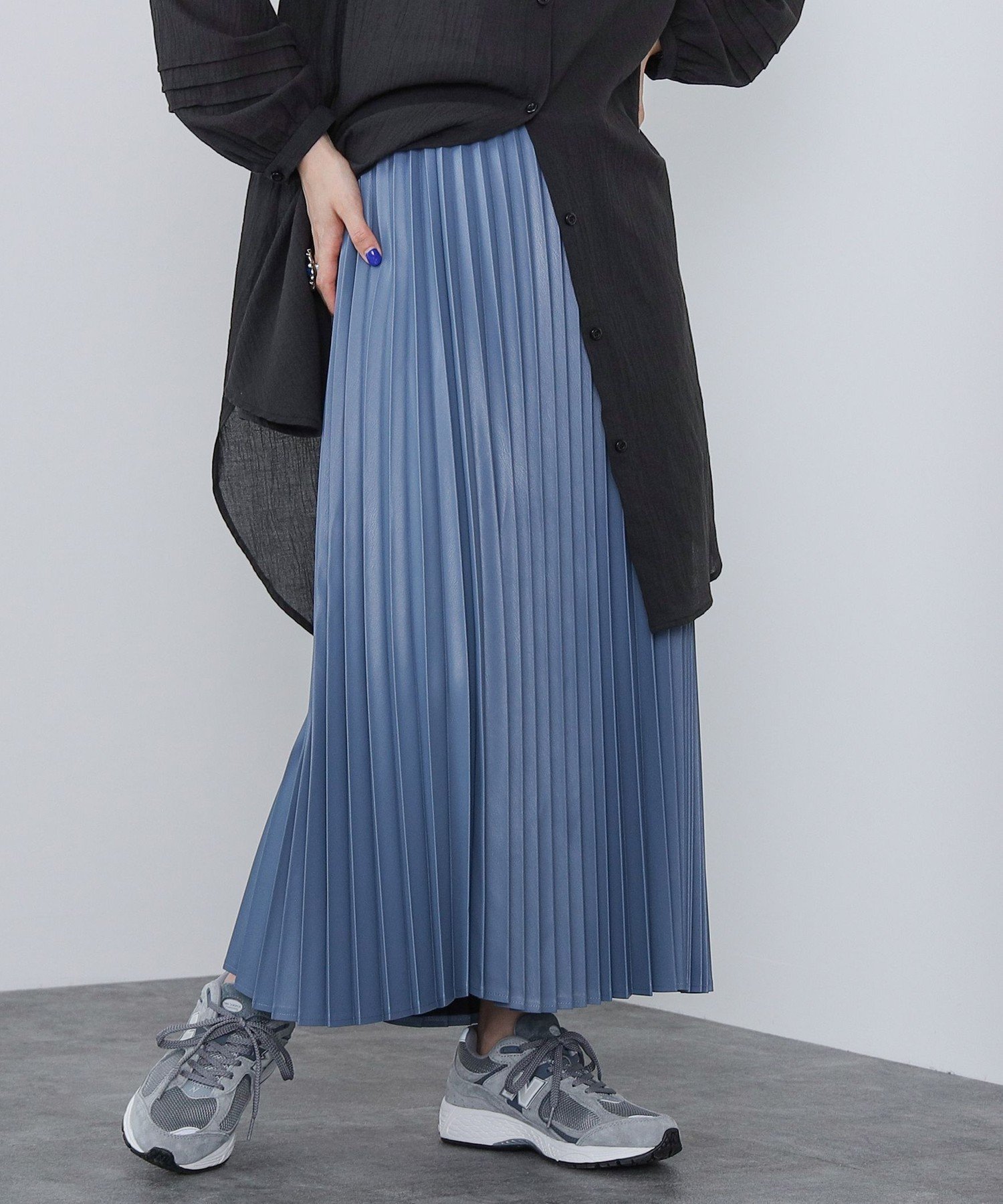 【その他のブランド/Other】のフェイクレザー プリーツスカート 人気、トレンドファッション・服の通販 founy(ファニー) 　ファッション　Fashion　レディースファッション　Ladies' Fashion Online　スカート　Skirt　プリーツスカート　Pleated Skirts　カーディガン　Cardigan　シンプル　Simple　スウェット　Sweat　フェイクレザー　Faux Leather　プリーツ　Pleats　ロング　Long　冬　Winter　A/W・秋冬　Aw・Autumn/Winter・Fw・Fall-Winter　エレガント 上品　Elegant　 other-1|ID: prp329100004597824 ipo3291000000032679931