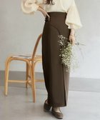 【ジュノア/JUNOAH】のMeiru ベルト付きIラインスカート ブラウン|ID: prp329100004597879 ipo3291000000032680492