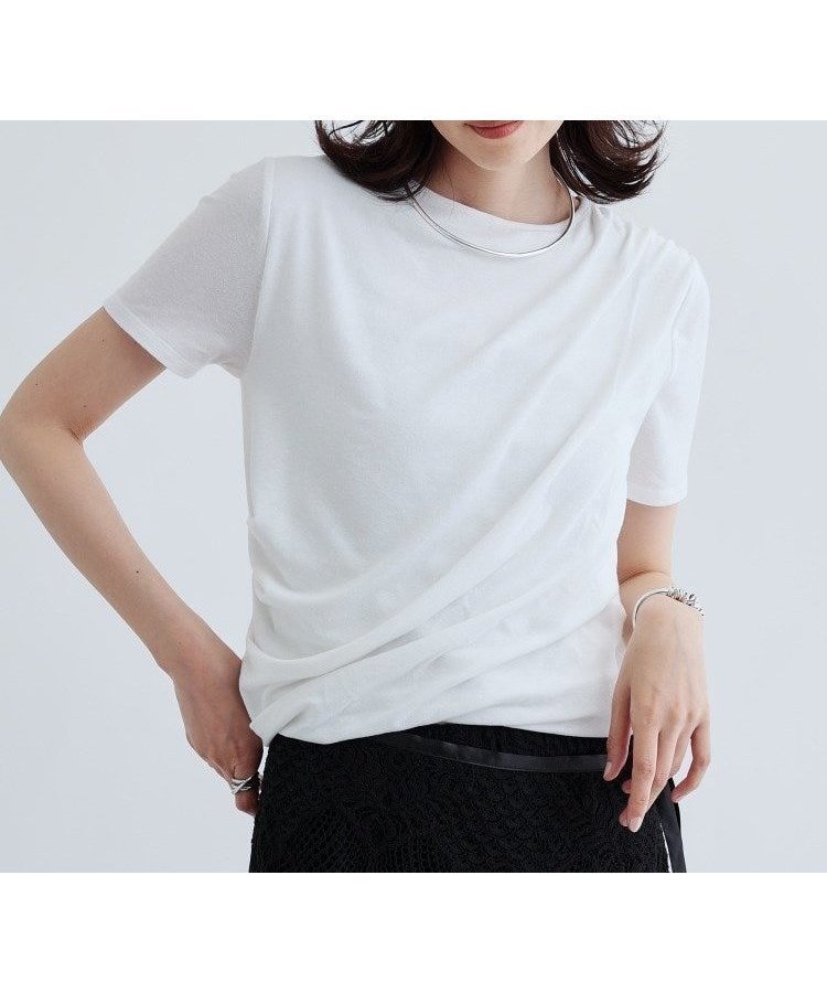 【インディヴィ/INDIVI】のバルーンドレープTシャツ インテリア・キッズ・メンズ・レディースファッション・服の通販 founy(ファニー) 　ファッション　Fashion　レディースファッション　Ladies' Fashion Online　トップス・カットソー　Tops/Tshirt　シャツ/ブラウス　Shirts/Blouses　ロング / Tシャツ　T-Shirts　アクセサリー　Accessories　カットソー　Cut And Sew　シンプル　Simple　ドレープ　Drape　バルーン　Balloon　フィット　Fit　夏　Summer　春　Spring　S/S・春夏　Ss・Spring/Summer　ホワイト|ID: prp329100004597885 ipo3291000000032680596