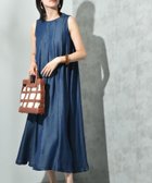 【インタープラネット/INTERPLANET】のバイオシルクタックZIPワンピース インディゴ|ID: prp329100004597890 ipo3291000000032680637
