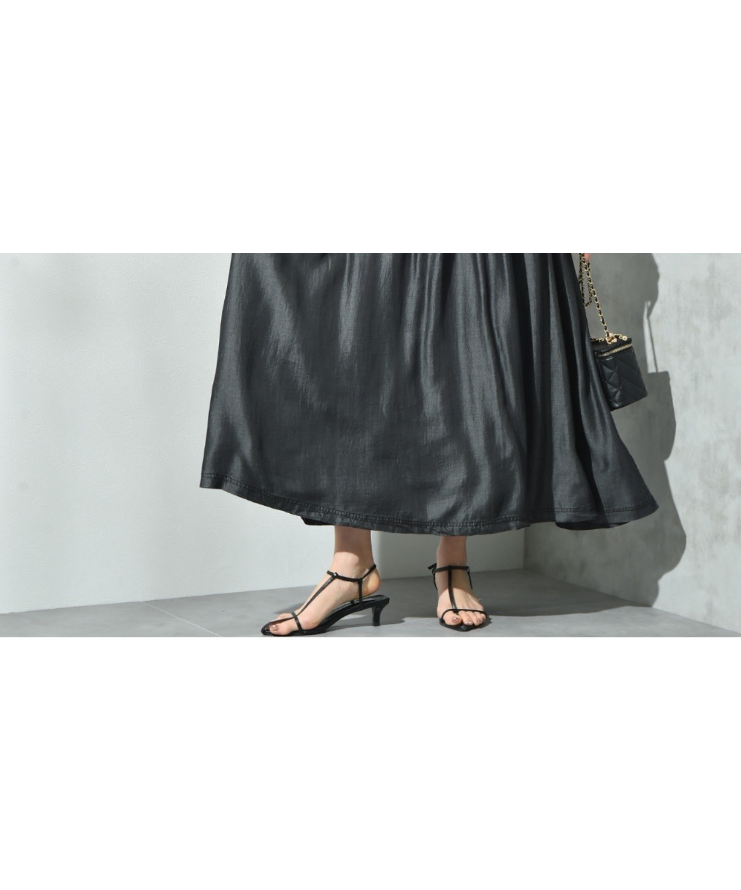 【インタープラネット/INTERPLANET】のバイオシルクタックZIPワンピース インテリア・キッズ・メンズ・レディースファッション・服の通販 founy(ファニー) 　ファッション　Fashion　レディースファッション　Ladies' Fashion Online　ワンピース　Dress　エレガント 上品　Elegant　サンダル　Sandals　スニーカー　Sneakers　ブラック|ID: prp329100004597890 ipo3291000000032680642