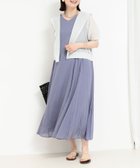 【ノーリーズ/NOLLEY'S】の麻調シアー2WAYパネルフレアワンピース パープル|ID: prp329100004597898 ipo3291000000032680719