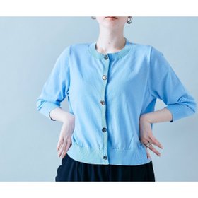 【ローズティアラ/Rose Tiara】のビジューボタンカーディガン 人気、トレンドファッション・服の通販 founy(ファニー) ファッション Fashion レディースファッション Fashion for Women トップス・カットソー Cut & Sew Tops カーディガン・羽織り Layered Style Cardigans カーディガン Cardigan, Knitwear コンパクト Compact, Small Size シアー Sheer, See-Through スタンダード Standard, Basic スマート Smart, Elegant ビジュー Bijou, Jewel-like Accent フェミニン Feminine, Girly フロント Front, Front Design プリント Print, Printed Pattern ポケット Pocket, Pocket Detail 夏 Summer |ID:prp329100004597925
