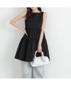 【プロポーション ボディドレッシング/PROPORTION BODY DRESSING】の《EDIT COLOGNE》ティアードミニワンピース 人気、トレンドファッション・服の通販 founy(ファニー) ファッション Fashion レディースファッション Ladies' Fashion Online ワンピース Dress おすすめ Recommend デニム Denim ノースリーブ No Sleeve フレア Flare リボン Ribbon 夏 Summer thumbnail ブラック|ID: prp329100004597937 ipo3291000000032681056