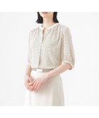 【トランスワーク/TRANS WORK】の【UV対策】【ウォッシャブル】ラインキューブプリントキーネックブラウス 人気、トレンドファッション・服の通販 founy(ファニー) ファッション Fashion レディースファッション Ladies' Fashion Online トップス・カットソー Tops/Tshirt シャツ/ブラウス Shirts/Blouses インナー Inner ウォッシャブル Washable サテン Satin シンプル Simple プリント Print ロンドン London エレガント 上品 Elegant 抗菌 Antibacterial 春 Spring 秋 Autumn/Fall 羽織 Haori thumbnail ライトグレー|ID: prp329100004597950 ipo3291000000032681190