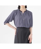 【トランスワーク/TRANS WORK】の【UV対策】【ウォッシャブル】ラインキューブプリントキーネックブラウス 人気、トレンドファッション・服の通販 founy(ファニー) ファッション Fashion レディースファッション Ladies' Fashion Online トップス・カットソー Tops/Tshirt シャツ/ブラウス Shirts/Blouses インナー Inner ウォッシャブル Washable サテン Satin シンプル Simple プリント Print ロンドン London エレガント 上品 Elegant 抗菌 Antibacterial 春 Spring 秋 Autumn/Fall 羽織 Haori thumbnail ネイビー|ID: prp329100004597950 ipo3291000000032681192