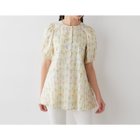 【ローズティアラ/Rose Tiara】の【22fabric】ジャーニー/ ボリューム袖ブラウス 人気、トレンドファッション・服の通販 founy(ファニー) ファッション Fashion レディースファッション Fashion for Women トップス・カットソー Cut & Sew Tops シャツ・ブラウス・オフィスカジュアル Elegant Blouses & Button-Ups カラフル Colorful Design 切替 Switching, Contrast Panel スマート Smart, Elegant フォルム Silhouette, Form フロント Front, Front Design プリント Print, Printed Pattern ヨーク Yoke, Yoke Design thumbnail オフ|ID: prp329100004597970 ipo3291000000032988518