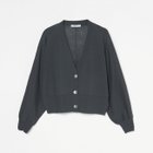 【エリオポール/heliopole】のSHEER KNIT CROPPED CARDIGAN チャコールグレー|ID: prp329100004597993 ipo3291000000032681508