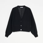 【エリオポール/heliopole】のSHEER KNIT CROPPED CARDIGAN ブラック|ID: prp329100004597993 ipo3291000000032681510