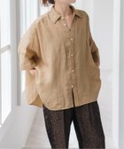 【スピック&スパン/Spick & Span】の60リネンキャンバスドルマンンスリーブシャツ ベージュ|ID: prp329100004598019 ipo3291000000032681657