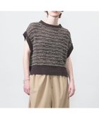【ユナイテッドアローズ/UNITED ARROWS】のASTRAET ボーダー ノースリーブ クルーネックニット 人気、トレンドファッション・服の通販 founy(ファニー) ファッション Fashion レディースファッション Ladies' Fashion Online トップス・カットソー Tops/Tshirt ニット Knit Tops キャミソール / ノースリーブ No Sleeves ショート Short ノースリーブ No Sleeve バランス Balance ボトム Bottom ボーダー Border thumbnail MD.BROWN|ID: prp329100004598020 ipo3291000000032681688