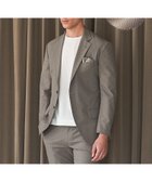 【五大陸/gotairiku / MEN】の圧倒的清涼感・8つの夏機能【接触冷感/通気性/軽量/撥水...等】クールドッツ セットアップジャケット_ヘリンボーンプリント(25年モデル) ベージュ_ヘリンボーン柄[833]|ID: prp329100004598022 ipo3291000000032681721