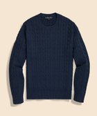 【ブルックス ブラザーズ/Brooks Brothers / MEN】のスーピマコットン ケーブル クルーネックセーター 人気、トレンドファッション・服の通販 founy(ファニー) ファッション Fashion メンズファッション Men's Style Online インナー Inner クラシカル Classical ジャケット Jacket スマート Smart スーツ Suit セーター Sweater デニム Denim トレンド Trend thumbnail ネイビー|ID: prp329100004598045 ipo3291000000032681968