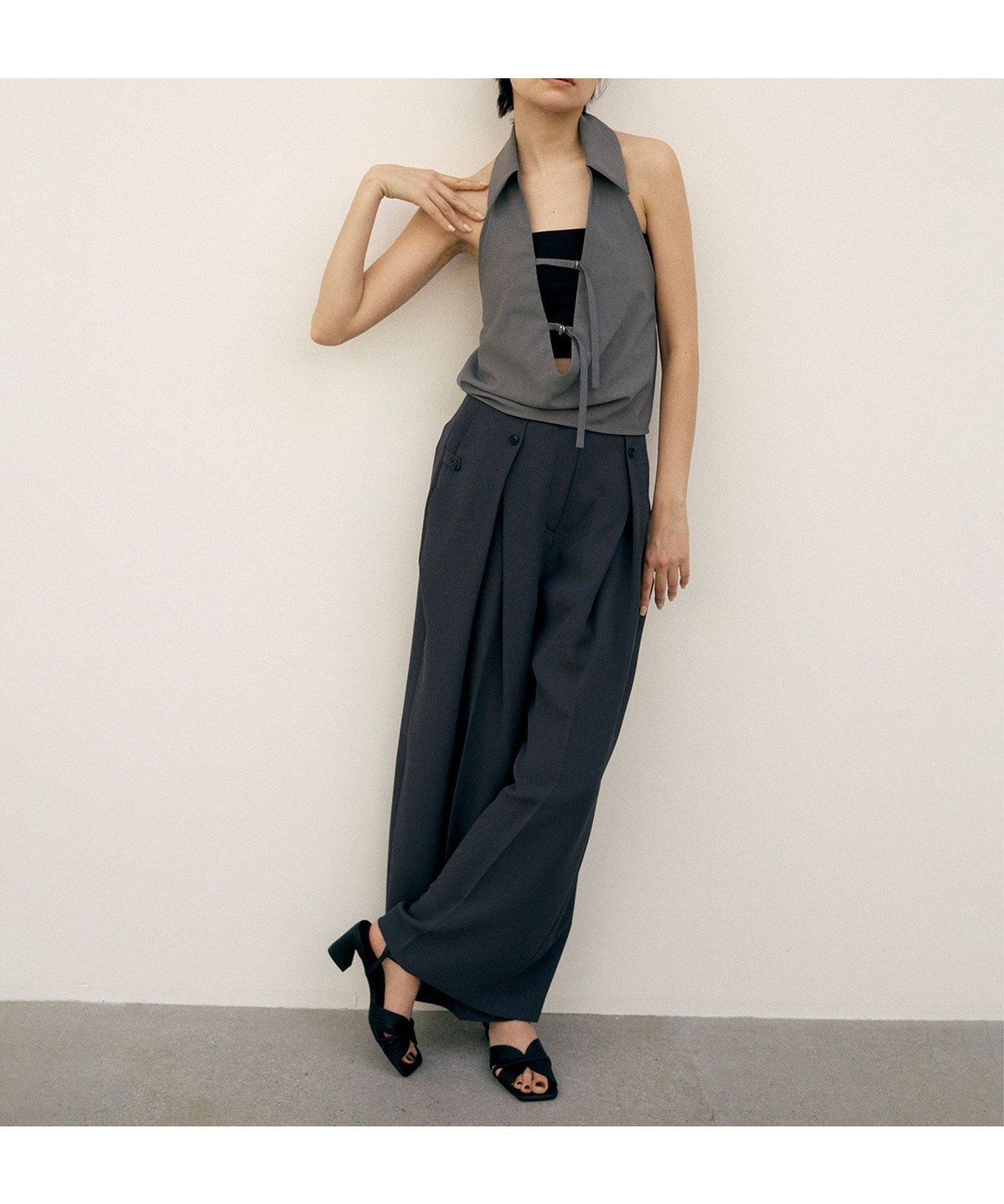 【ビームス ウイメン/BEAMS】のRBS / ホルターネック ジレ 人気、トレンドファッション・服の通販 founy(ファニー) 　ファッション　Fashion　レディースファッション　Ladies' Fashion Online　アウター　Coat Outerwear　トップス・カットソー　Tops/Tshirt　ベスト/ジレ　Gilets/Vests　エレガント 上品　Elegant　ショート　Short　シンプル　Simple　スーツ　Suit　セットアップ　Set Up　ドレープ　Drape　フロント　Front　 other-1|ID: prp329100004598068 ipo3291000000032682219