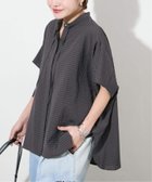 【ジャーナルスタンダード/JOURNAL STANDARD】の《追加2》シアーチェックポンチョブラウス ブラック D|ID: prp329100004598069 ipo3291000000032682229