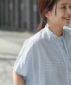 【ジャーナルスタンダード/JOURNAL STANDARD】の《追加2》シアーチェックポンチョブラウス ブルー|ID: prp329100004598069 ipo3291000000032682231