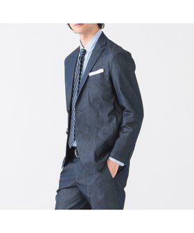 【ビーミングライフストア/B:MING LIFE STORE / MEN】のCOOL MOTION デニムライク 2ボタン ジャケット (セットアップ対応/ナローフィット) 人気、トレンドファッション・服の通販 founy(ファニー) ファッション Fashion メンズファッション Men's Style Online セットアップ Setup/Men おすすめ Recommend ジャケット Jacket スポーティ Sporty スマート Smart セットアップ Set Up デニム Denim パッチ Patch ファブリック Fabric ベーシック Basic ポケット Pocket ミックス Mix 吸水 Water Absorption |ID:prp329100004598075