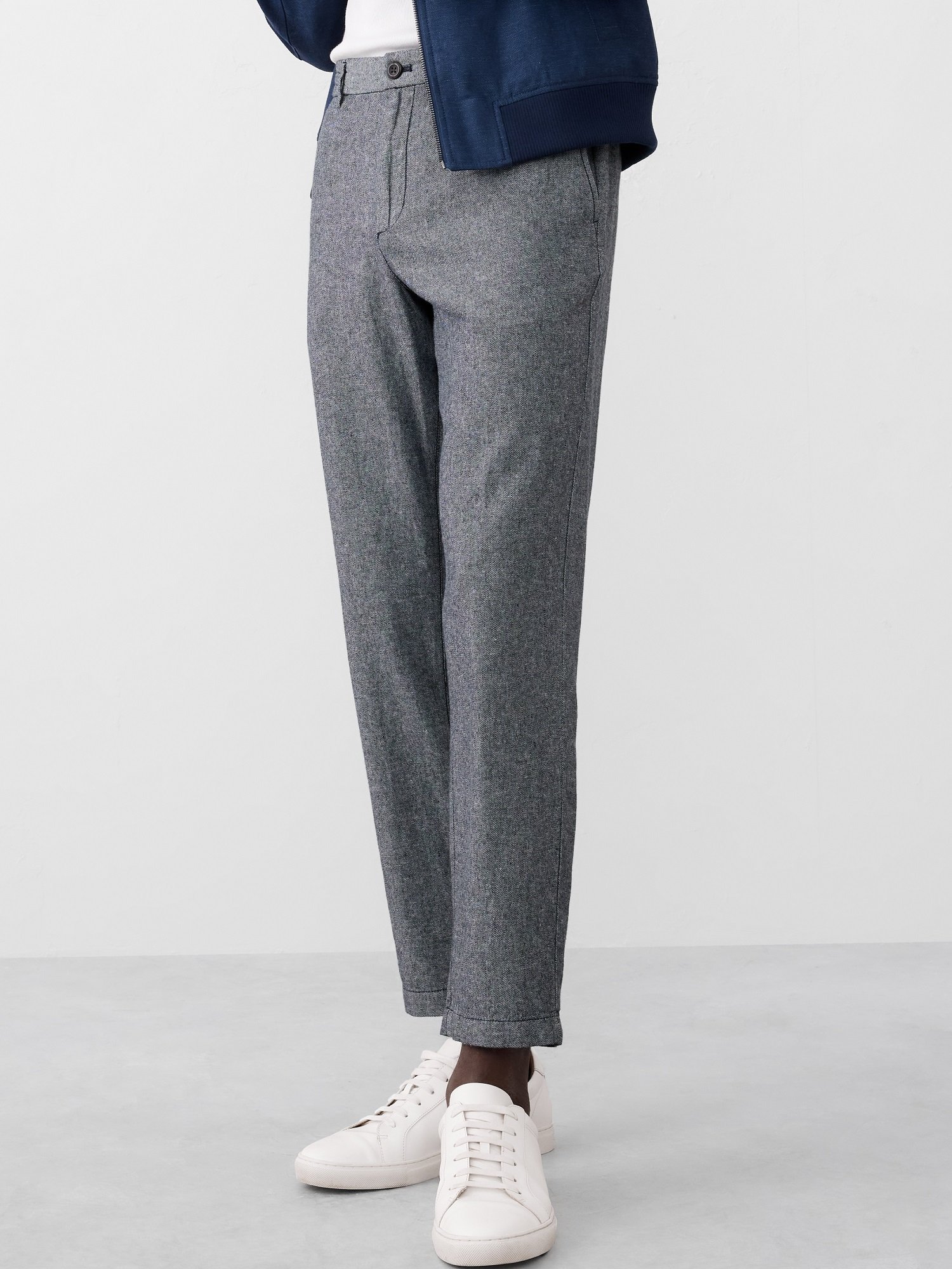 【バナナリパブリック ファクトリーストア/BANANA REPUBLIC FACTORY STORE / MEN】のBANANA REPUBLIC FACTORY STORE アスレチックリネンブレンドパンツ インテリア・キッズ・メンズ・レディースファッション・服の通販 founy(ファニー) 　ファッション　Fashion　メンズファッション　Fashion for Men　ボトムス　Bottoms　ベーシック　Basic, Essential　リネン　Linen, Linen Fabric　リラックス　Relax, Relaxed Fit　ロング　Long, Long-Length　PREPPY_NAVY|ID: prp329100004598097 ipo3291000000032682459