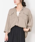 【マイカ ディール/MICA & DEAL】のミリタリーシャツ S/BEIGE|ID: prp329100004598099 ipo3291000000032682465