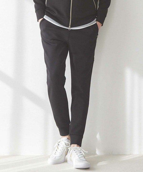 【メンズビギトーキョー/Men's Bigi / MEN】の『プロスペリティ』コラボストレッチポンチジャガードジョガーパンツ インテリア・キッズ・メンズ・レディースファッション・服の通販 founy(ファニー) 　ファッション　Fashion　メンズファッション　Men's Style Online　ボトムス　Bottoms/Men　ストレッチ　Stretch　リラックス　Relax　エレガント 上品　Elegant　ブラック|ID: prp329100004598103 ipo3291000000032682501