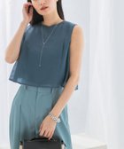【アーバンリサーチ ロッソ/URBAN RESEARCH ROSSO】のシアーチンツレイヤードブラウス 人気、トレンドファッション・服の通販 founy(ファニー) ファッション Fashion レディースファッション Fashion for Women トップス・カットソー Cut & Sew Tops シャツ・ブラウス・オフィスカジュアル Elegant Blouses & Button-Ups 2025年 2025 2025春夏・S/S Spring/Summer 2025 SS25 インナー Innerwear オーガンジー Organza Fabric クロップド Cropped, Short Length シアー Sheer, See-Through ジョーゼット Georgette, Semi-Sheer Fabric ドッキング Docking, Mixed Material エレガント 上品 Elegant 今季 This Season, Current Season 夏 Summer S/S・春夏 SS, Spring/Summer, Warm Season thumbnail SLATE BLUE|ID: prp329100004598115 ipo3291000000032722595