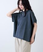 【マイカ ディール/MICA & DEAL】のシアーハーフスリーブニット NAVY|ID: prp329100004598117 ipo3291000000032682602