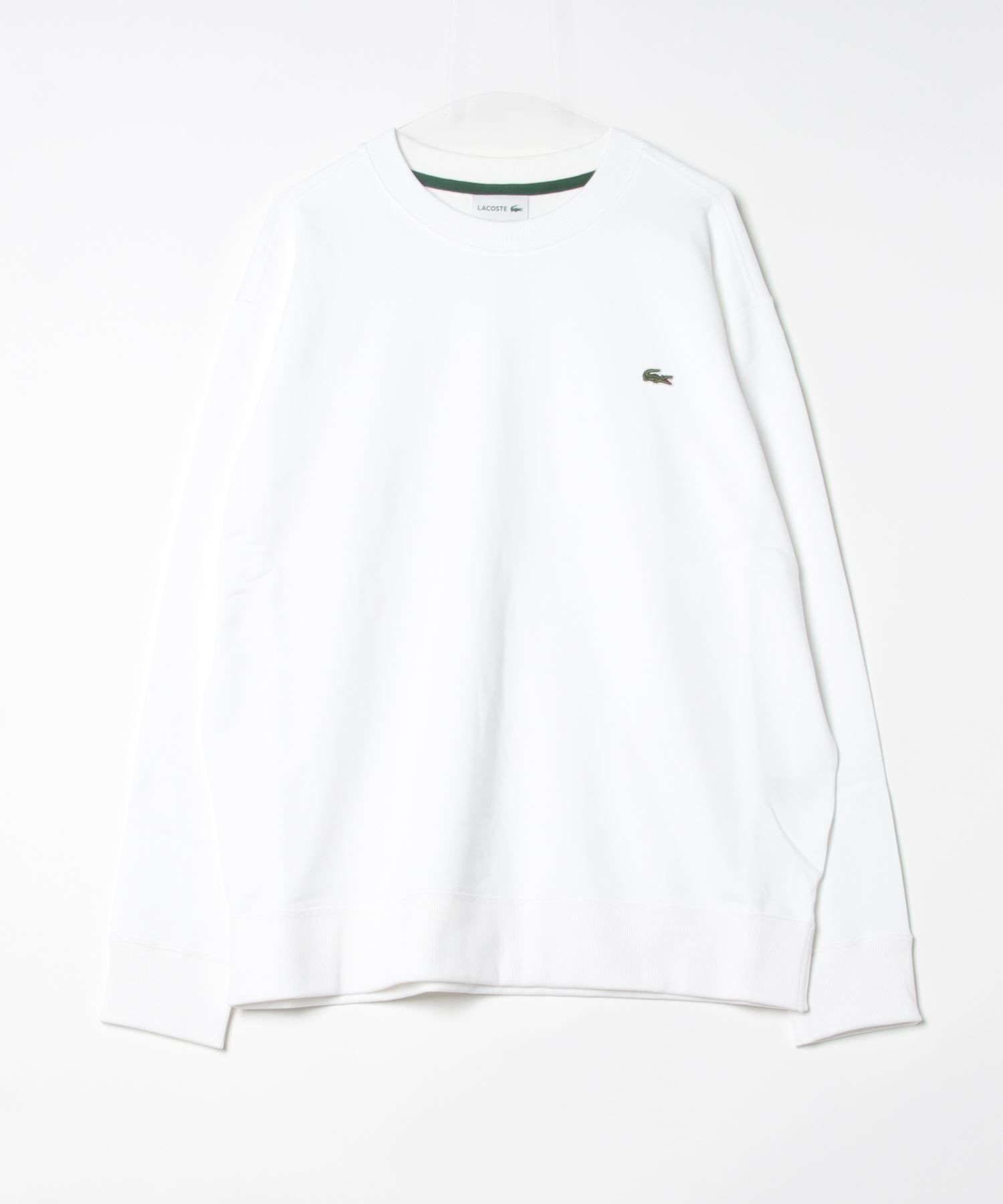 【ラコステ/LACOSTE】のプレミアムスウェットクルーネック トレーナー インテリア・キッズ・メンズ・レディースファッション・服の通販 founy(ファニー) 　ファッション　Fashion　レディースファッション　Ladies' Fashion Online　トップス・カットソー　Tops/Tshirt　パーカ　Sweats　スウェット　Sweat　インナー　Inner　クラシック　Classic　吸水　Water Absorption　シンプル　Simple　スマート　Smart　トレンド　Trend　トレーナー　Trainer　フィット　Fit　プレミアム　Premium　リラックス　Relax　おすすめ　Recommend　ホワイト|ID: prp329100004598134 ipo3291000000032682722