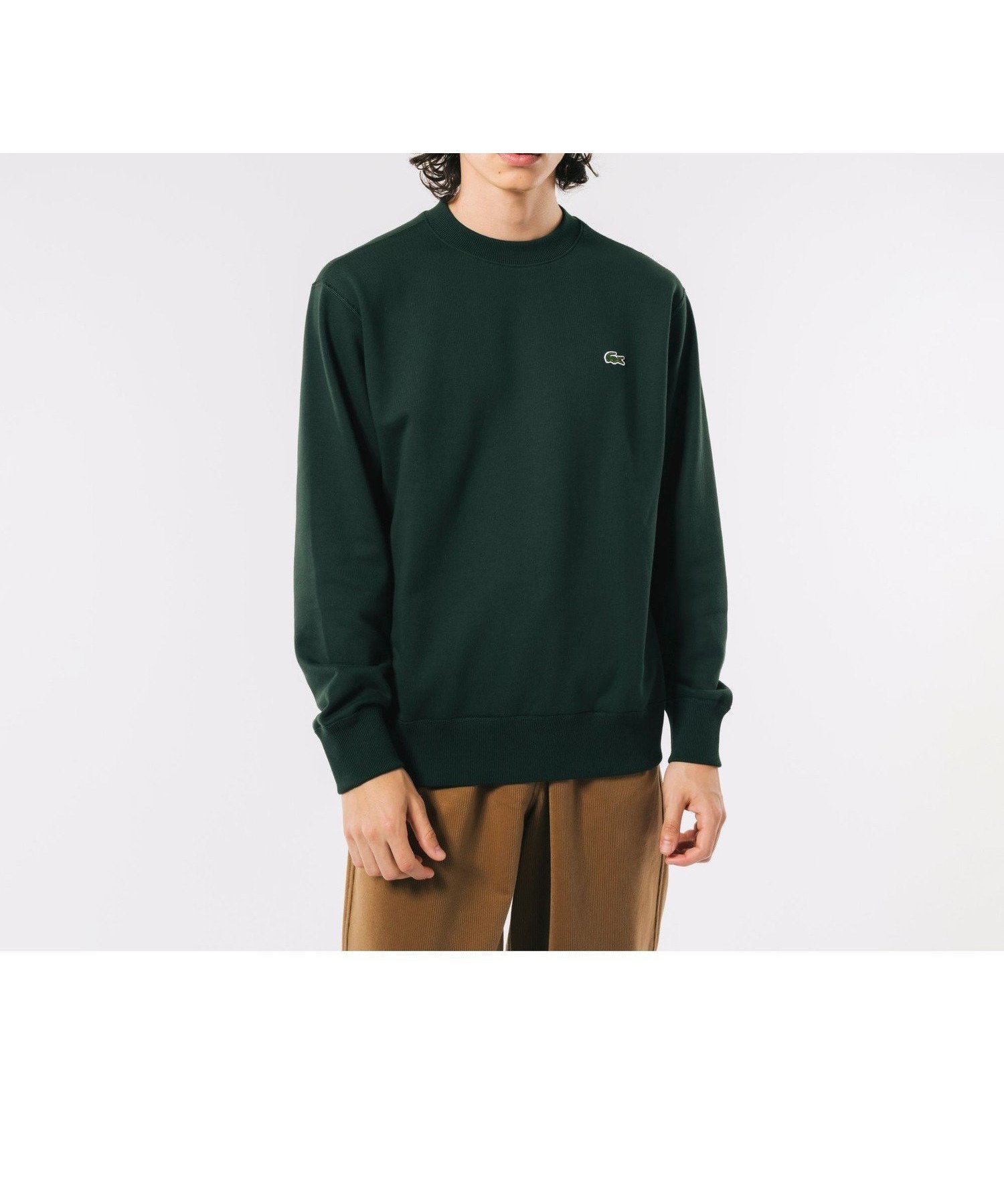 【ラコステ/LACOSTE】のプレミアムスウェットクルーネック トレーナー インテリア・キッズ・メンズ・レディースファッション・服の通販 founy(ファニー) 　ファッション　Fashion　レディースファッション　Ladies' Fashion Online　トップス・カットソー　Tops/Tshirt　パーカ　Sweats　スウェット　Sweat　インナー　Inner　クラシック　Classic　吸水　Water Absorption　シンプル　Simple　スマート　Smart　トレンド　Trend　トレーナー　Trainer　フィット　Fit　プレミアム　Premium　リラックス　Relax　おすすめ　Recommend　ダークグリーン|ID: prp329100004598134 ipo3291000000032682728