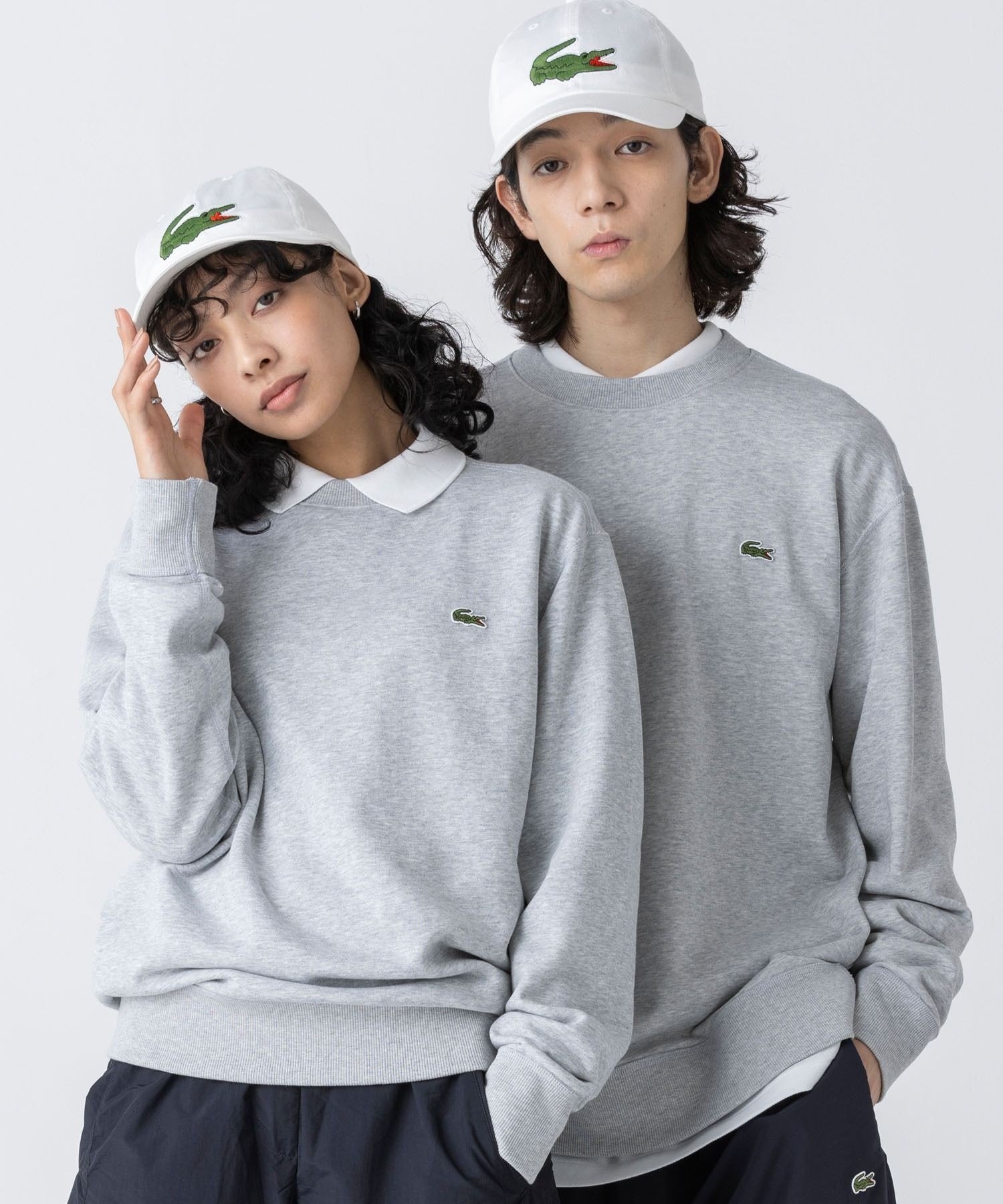【ラコステ/LACOSTE】のプレミアムスウェットクルーネック トレーナー インテリア・キッズ・メンズ・レディースファッション・服の通販 founy(ファニー) 　ファッション　Fashion　レディースファッション　Fashion for Women　トップス・カットソー　Cut & Sew Tops　レディースパーカー・カジュアルフーディー　Casual Hoodies & Sweatshirts　スウェット・クルーネックトップス　Sweatshirts & Crewnecks / Relaxed Fit Sweat Tops　インナー　Innerwear　クラシック　Classic, Timeless Style　吸水　Absorbent, Quick-Dry　シンプル　Simple, Minimal　スマート　Smart, Elegant　トレンド　Trend, Trending Now　トレーナー　Sweatshirt, Trainer　フィット　Fit, Slim Fit　プレミアム　Premium, High-End　リラックス　Relax, Relaxed Fit　おすすめ　Recommended / Our Picks　グレー|ID: prp329100004598134 ipo3291000000034721127