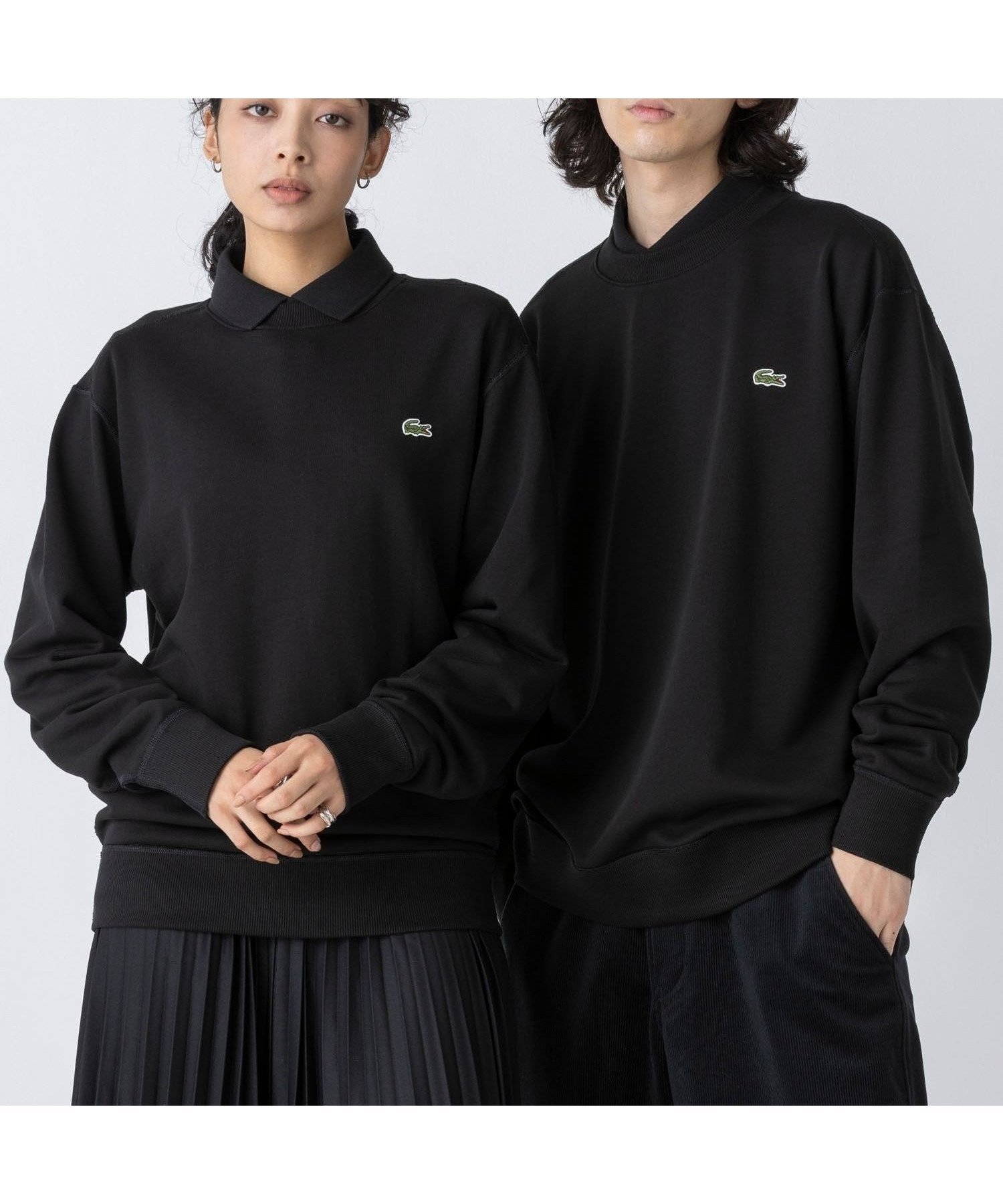 【ラコステ/LACOSTE】のプレミアムスウェットクルーネック トレーナー インテリア・キッズ・メンズ・レディースファッション・服の通販 founy(ファニー) 　ファッション　Fashion　レディースファッション　Fashion for Women　トップス・カットソー　Cut & Sew Tops　レディースパーカー・カジュアルフーディー　Casual Hoodies & Sweatshirts　スウェット・クルーネックトップス　Sweatshirts & Crewnecks / Relaxed Fit Sweat Tops　インナー　Innerwear　クラシック　Classic, Timeless Style　吸水　Absorbent, Quick-Dry　シンプル　Simple, Minimal　スマート　Smart, Elegant　トレンド　Trend, Trending Now　トレーナー　Sweatshirt, Trainer　フィット　Fit, Slim Fit　プレミアム　Premium, High-End　リラックス　Relax, Relaxed Fit　おすすめ　Recommended / Our Picks　ブラック|ID: prp329100004598134 ipo3291000000034721130