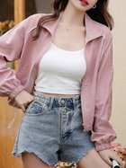 【ドゥーベル/Doux Belle】のクロップド丈トラックジャケット アウター 長袖 人気、トレンドファッション・服の通販 founy(ファニー) ファッション Fashion レディースファッション Ladies' Fashion Online アウター Coat Outerwear ジャケット Jackets おすすめ Recommend アウトドア Outdoor クロップド Cropped ジャケット Jacket スポーツ Sports 長袖 Long Sleeve thumbnail ピンク|ID: prp329100004598140 ipo3291000000032682756