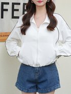 【ドゥーベル/Doux Belle】のクロップド丈トラックジャケット アウター 長袖 人気、トレンドファッション・服の通販 founy(ファニー) ファッション Fashion レディースファッション Ladies' Fashion Online アウター Coat Outerwear ジャケット Jackets おすすめ Recommend アウトドア Outdoor クロップド Cropped ジャケット Jacket スポーツ Sports 長袖 Long Sleeve thumbnail ホワイト|ID: prp329100004598140 ipo3291000000032682757