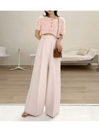 【スナイデル/SNIDEL】のワイドラインパンツ 人気、トレンドファッション・服の通販 founy(ファニー) ファッション Fashion レディースファッション Ladies' Fashion Online パンツ Pants おすすめ Recommend コンパクト Compact ストレート Straight スポーティ Sporty スーツ Suit センター Center トレンド Trend バランス Balance フォーマル Formal ポケット Pocket ワイド Wide 今季 This Season thumbnail PNK[066]|ID: prp329100004598145 ipo3291000000032682803