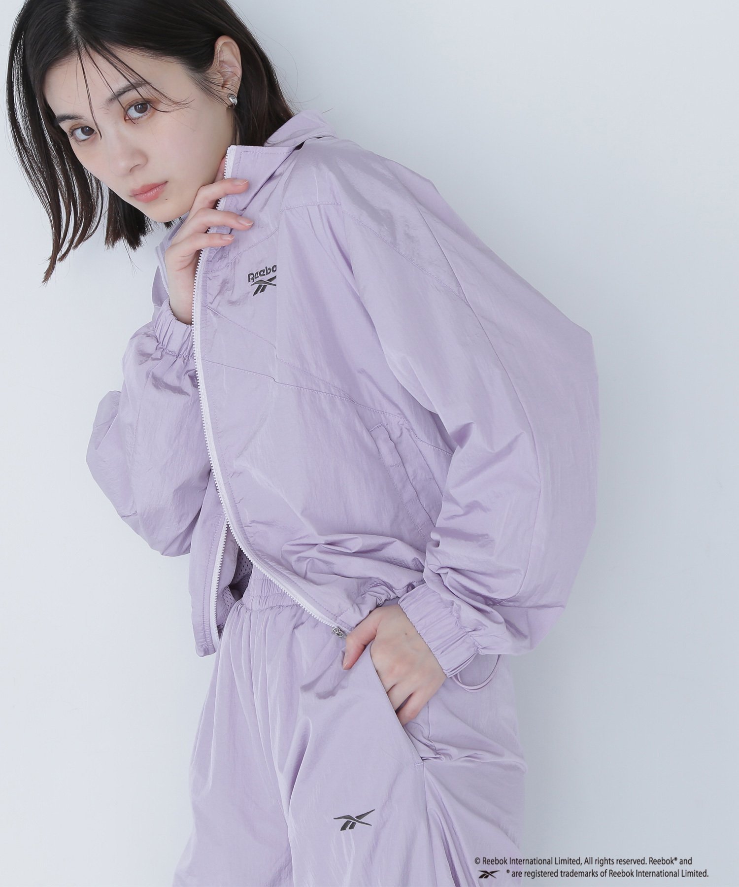 【ナチュラル ビューティー ベーシック/NATURAL BEAUTY BASIC】のREEFIT WIND JACKET インテリア・キッズ・メンズ・レディースファッション・服の通販 founy(ファニー) 　ファッション　Fashion　レディースファッション　Ladies' Fashion Online　アウター　Coat Outerwear　ジャケット　Jackets　クラシック　Classic　ショート　Short　ブロッキング　Blocking　メッシュ　Mesh　パープル|ID: prp329100004598146 ipo3291000000032682807