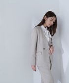 【ナチュラル ビューティー ベーシック/NATURAL BEAUTY BASIC】のクラッシー SETUP ノーカラージャケット サンドベージュ|ID: prp329100004598148 ipo3291000000032682813