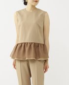 【ティアラ/Tiara】のオーガンジーペプラムトップス 人気、トレンドファッション・服の通販 founy(ファニー) ファッション Fashion レディースファッション Ladies' Fashion Online トップス・カットソー Tops/Tshirt おすすめ Recommend オーガンジー Organdy セットアップ Set Up ツイル Twill ドレス Dress ノースリーブ No Sleeve ペプラム Peplum 夏 Summer 洗える Washable thumbnail キャメル|ID: prp329100004598156 ipo3291000000032682874