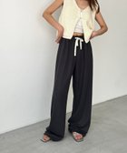 【キャナルジーン/CANAL JEAN】のEl mar レーヨン混ツイルイージーパンツ 人気、トレンドファッション・服の通販 founy(ファニー) ファッション Fashion レディースファッション Ladies' Fashion Online パンツ Pants おすすめ Recommend シンプル Simple タンク Tank ツイル Twill ドローコード Draw Cord ポケット Pocket thumbnail チャコールグレー|ID: prp329100004598195 ipo3291000000032683201