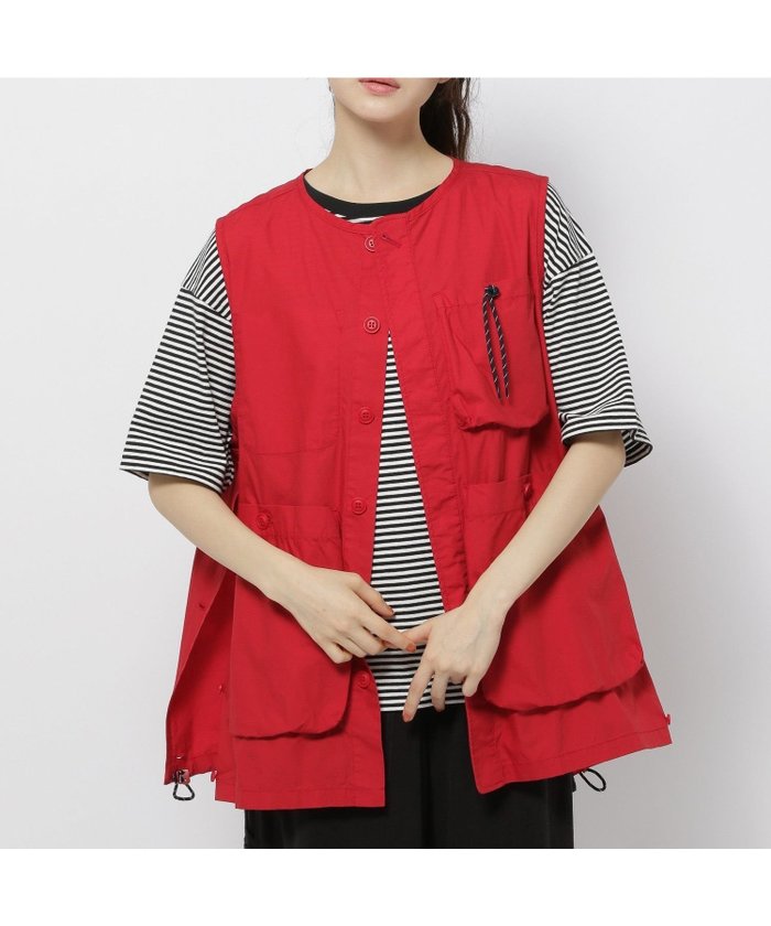 【ニコアンド/niko and】のボーイズシルエットポケベスト インテリア・キッズ・メンズ・レディースファッション・服の通販 founy(ファニー) https://founy.com/ ファッション Fashion レディースファッション Ladies' Fashion Online アウター Coat Outerwear トップス・カットソー Tops/Tshirt ベスト/ジレ Gilets/Vests おすすめ Recommend アウトドア Outdoor プリント Print ベスト Vest ポケット Pocket ワイド Wide ワーク Work 今季 This Season 夏 Summer 定番 Standard |ID: prp329100004598213 ipo3291000000032683359