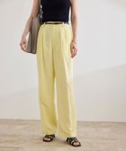 【ロペ/ROPE'】のレーヨンリネン センタープレスパンツ【セットアップジャケット・ワンピース対応】 イエロー(80)|ID: prp329100004598217 ipo3291000000032683381